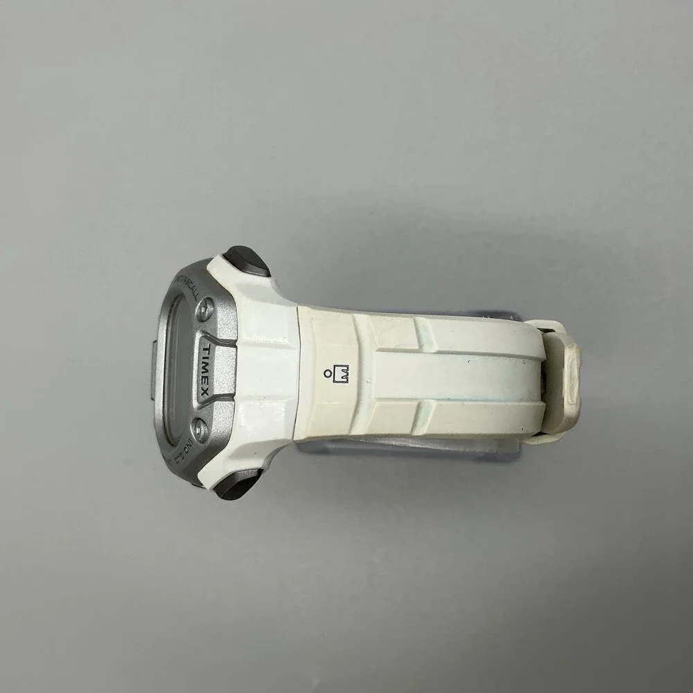 Timex Ironman 30 Lap Womens Watch 37mm Silver Tone Digital Indiglo New Battery